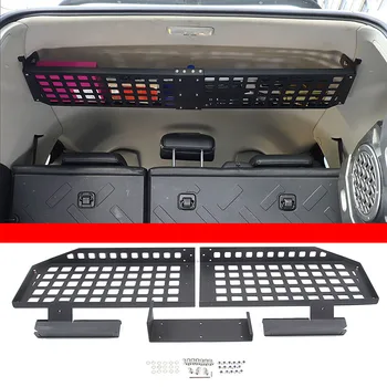 На 2007-2021 Toyota FJ Cruiser, черный багажник из алюминиевого сплава, крыша, многофункциональный стеллаж для хранения, отделочный стеллаж, автозапчасти