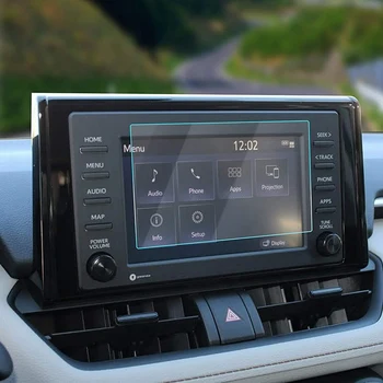 Для Toyota RAV4 Camry 2018-2021 7-дюймовый автомобильный навигатор, защитная пленка для экрана, пленка из закаленного стекла для дисплея