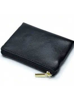 Ультратонкий кошелек для монет для мужчин и женщин с застежкой-молнией, держатель для ключей, кошелек для монет, клатч