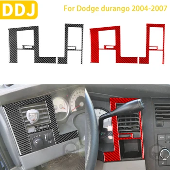 Для Dodge Durango 2004 2005 2006 2007 Аксессуары Для салона автомобиля из углеродного волокна Наклейка для отделки боковой панели рулевого колеса air 10 utlet