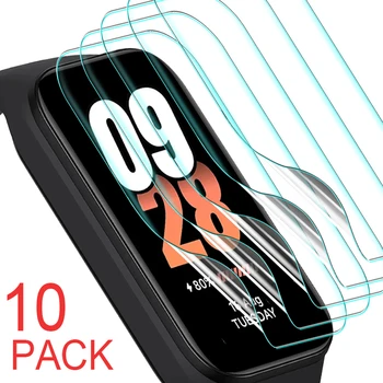 Для смарт-часов Xiaomi Mi Band 8 Active HD Прозрачные Гидрогелевые Пленки Для Защиты экрана Miband 8active От отпечатков пальцев