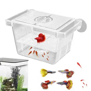 Аквариумы для разведения рыб Инкубатор для разведения аквариумов акриловая изолирующая коробка инкубационная коробка для нереста тропических рыбок гуппи betta fish