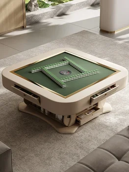 Чайный столик, машина для игры в маджонг, обеденный стол, встроенная подъемная каменная плита двойного назначения, бытовая малогабаритная высокого класса.