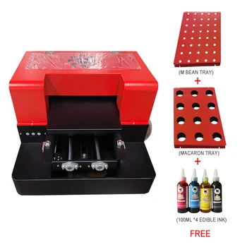 Популярная машина для печати сахарной бумаги шоколадного печенья Пищевые печатные машины съедобный принтер