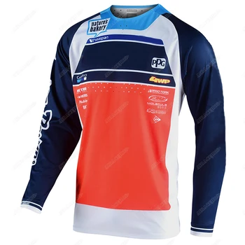 Для KTM Racing Motocross Mountain Enduro Race Велосипедная Одежда Pro Bicycle Downhill Длинная футболка Велоспорт MTB DH MX Трикотажные изделия Анти-УФ