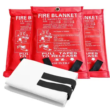 Огнезащитное одеяло, огнезащитное одеяло, одеяло из огнестойкого стекловолокна, легкая аварийная огнезащитная защита