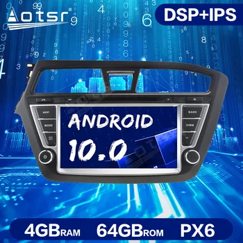 Для Hyundai i20 2014-2018 Автомобильная GPS Навигация DVD Мультимедиа Стерео Android 10,0 Радио Головное устройство DSP 64G Авто Аудио видеоплеер