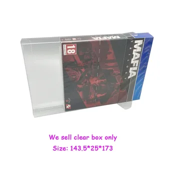 Прозрачный чехол для домашних животных для игровой консоли PS4 mafia trilogy коробка для хранения дисплея Коллекционный чехол