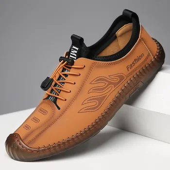 2023 Мужская повседневная обувь на шнуровке Мужская обувь Tods Модные лоферы из дышащей кожи в корейском стиле Кроссовки