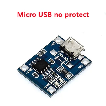 1ШТ type-c/Micro USB 5V 1A 18650 TP4056 Модуль Зарядного Устройства Литиевой Батареи Зарядная Плата С Защитой Двойных Функций 1A Li-ion
