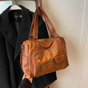 CGCBAG Повседневная женская сумка-мессенджер большой вместимости, портативная ручная дорожная сумка для поездок на работу, простая женская сумка для багажа