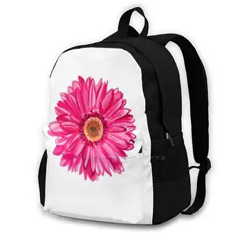 Акварельный Розовый Цветочный Рюкзак Для Студенческого Школьного Ноутбука, Дорожная Сумка, Хит Продаж, Кактус, Кактусовые Растения, Террариум, Tumblr Minimal