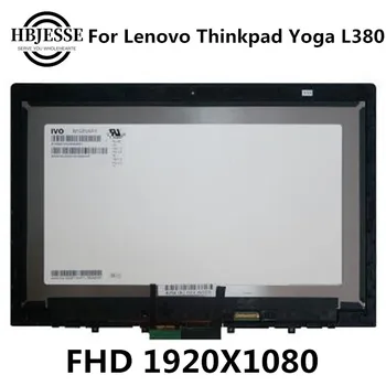 13.3 замена экрана для Lenovo Thinkpad L380 Yoga 20M7 сенсорный дигитайзер стекло + светодиодная ЖК-панель в сборе дисплей full hd 30 pin