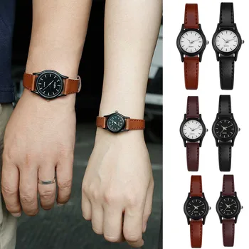Для любителей унисекс, Модные часы делового дизайна, кожаные часы, модные часы для подарка Montre Femme