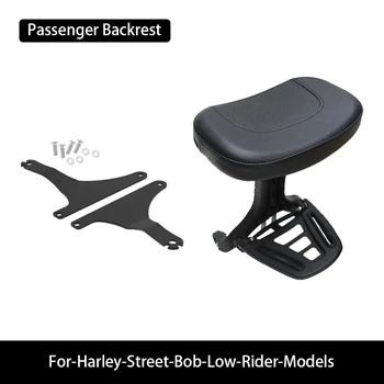 Регулируемая Многоцелевая спинка для водителя и пассажира мотоцикла, черная Для Harley Touring Street Glide Softail Fatboy Sportster XL
