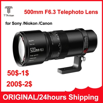 Телеобъектив TTArtisan 500mm F6.3 Полнокадровый С Большой Диафрагмой Ручной Фокусировки Len Для Sony E mount Niokon Z Canon RF L-Mount Camera