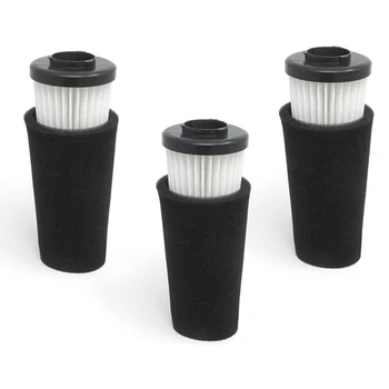 3 Комплекта сменных фильтров для Dirt Devil Style F112 Endura, заменяющих фильтр для улавливания запахов, сравнивается с запчастями AD47936