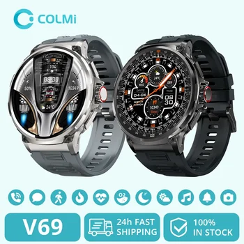 COLMI V69 1,85 Дюймов HD Bluetooth Вызов Смарт-Часы Мужские Спортивные Фитнес-Трекер Пульсометр 710 мАч Умные Часы Для XIAOMI Android