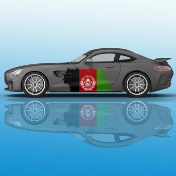 Автомобильные наклейки с флагом Афганистана, боковая графика, аксессуары для модификации автомобиля, наклейки для гоночных автомобилей, наклейки