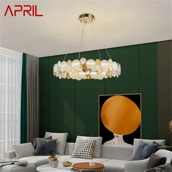 Апрельский подвесной светильник, креативный светодиодный светильник в постмодернистском стиле для домашней столовой гостиной
