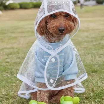 Легкий дождевик для домашних животных, прозрачная уличная дождевик для собак, инновационная дождевальная одежда для собак, дождевик для домашних животных, дождевик для дождя