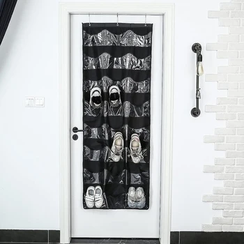 2 ШТ, Над дверью 24 сетчатых кармана, Подвесная нетканая ткань 164x69 см Для прихожей в гардеробную Среднего размера, держатель для обуви, стойка для обуви