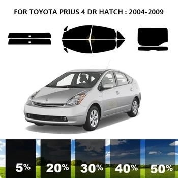 Комплект для УФ-тонировки автомобильных окон из нанокерамики, автомобильная пленка для TOYOTA PRIUS 4 DR HATCH 2004-2009