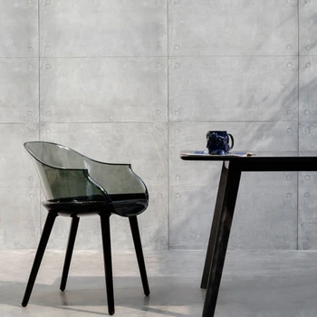 Стул, современный минималистичный Пластиковый обеденный стул, Дизайнерский акриловый стул, кресло для интернет-магазина чая с молоком знаменитостей.