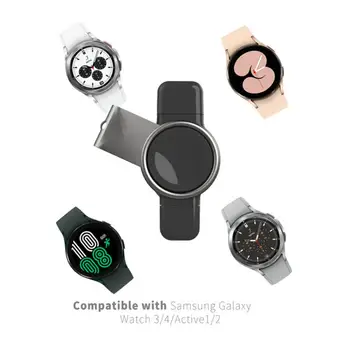 Беспроводное зарядное устройство для часов Galaxy Watch 6 Зарядное устройство Type C для быстрой зарядки Samsung Galaxy Watch 5 Pro/4/3/ Active 2