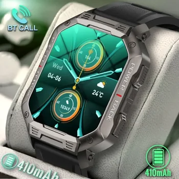 2024 Новые Смарт-часы Мужские Военные для Android Mi Ios, Измеряющие Кровяное Давление, Водонепроницаемые Часы С Bluetooth-Вызовом, Умные Часы, Фитнес-Трекер