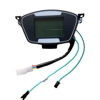 Спидометр, дисплей Ebike, положительный электрод 48 В-72 В, 6-контактный положительный электрод, Черный Электрический велосипед, самокат, прочный
