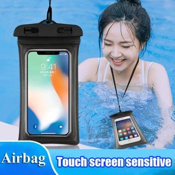 Универсальный водонепроницаемый чехол для телефона, сумка для плавания, плавающий чехол для мобильного телефона для iPhone 13 12 11 Pro Max X Xs 8 Xiaomi Huawei Samsung