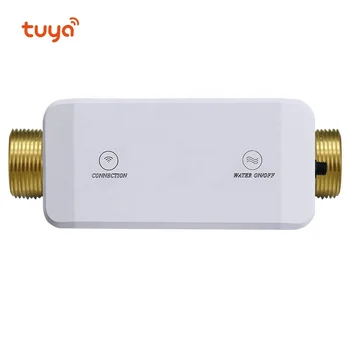 Измерение давления и температуры воды Tuya WiFi Расходомер воды Smart Life Контроль утечки воды Электромагнитный клапан