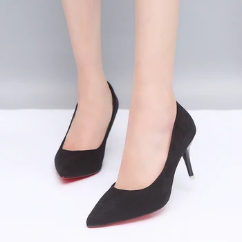 Большие размеры 35-42, модельные туфли из Лакированной Кожи на высоком каблуке, Белые Свадебные туфли, Классические Туфли-лодочки, Черные туфли-лодочки, Женские zapatos mujer
