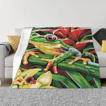 Диван-кровать Frog 1, декоративное одеяло, одеяло для кемпинга, чехол для дивана в стиле бохо, легкие теплые одеяла, тепло в любое время года