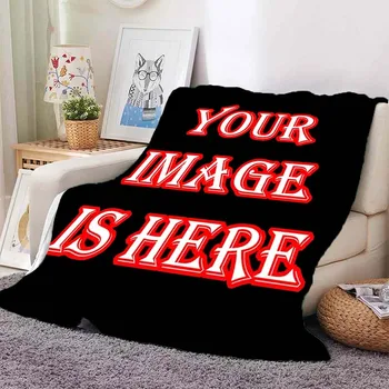 Рисунки своими руками Одеяло на заказ Модное фланелевое одеяло детский Рождественский подарок и подарок на День рождения одеяло Теплое мягкое одеяло для дивана-кровати